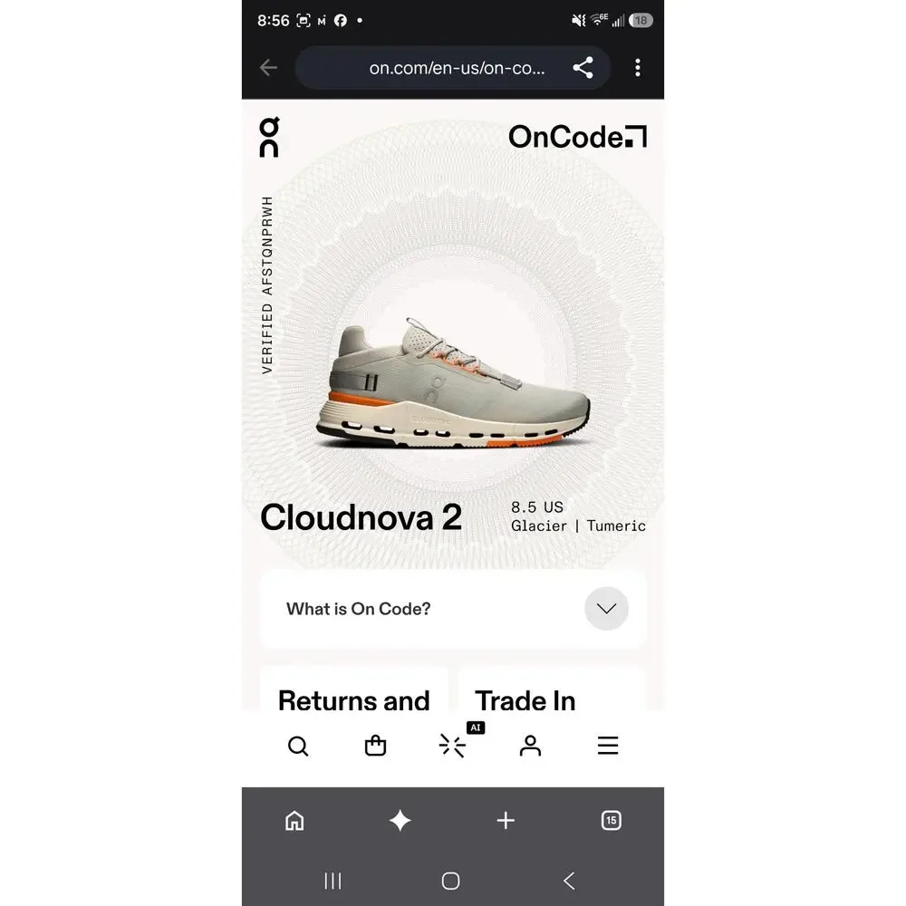 Oncloud Men 8.5 Comfy footwear